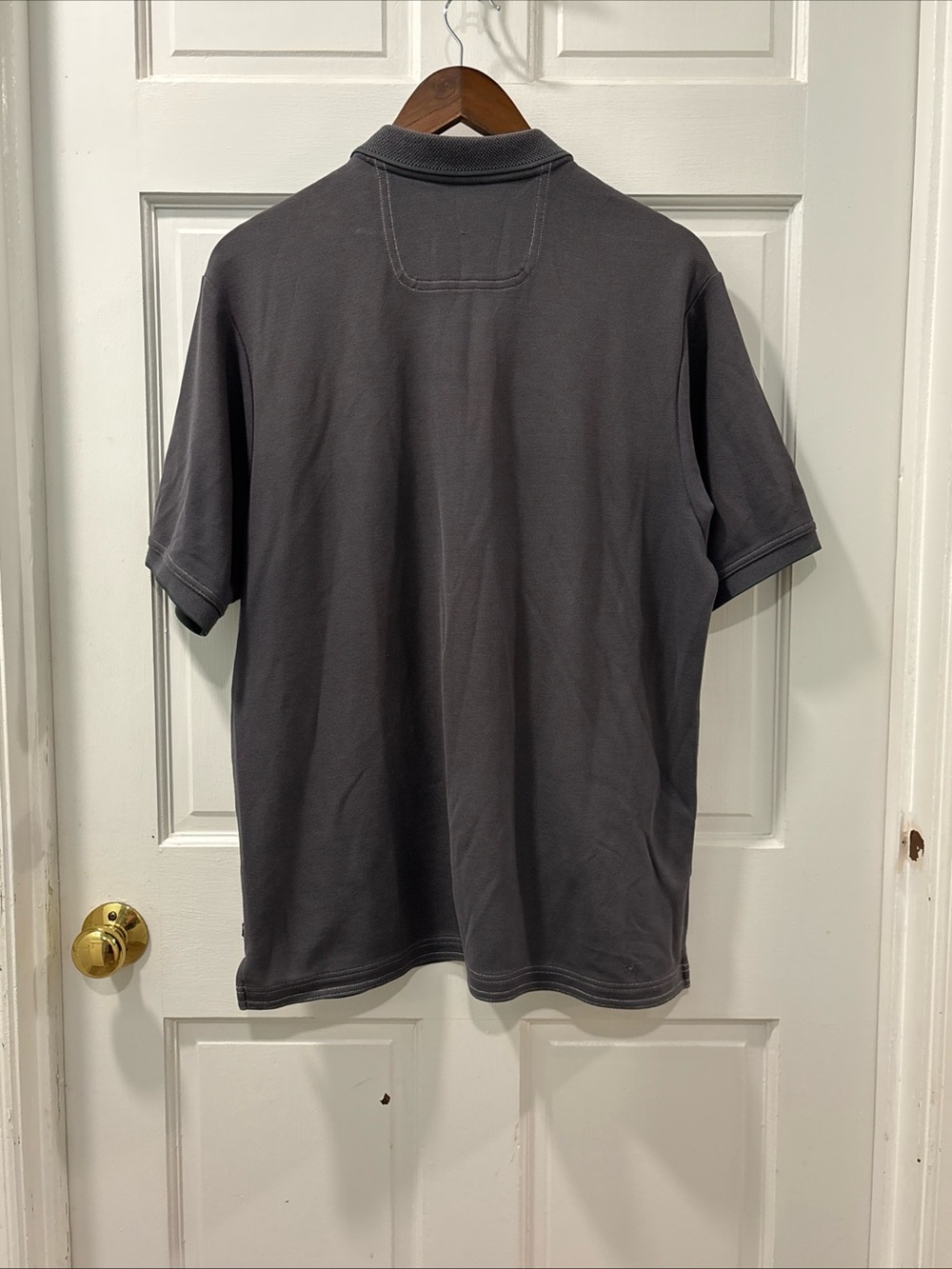 Tommy Bahama Men’s Supima Cotton Polo Size Medium Dark Gray Moisture Wicking EUC - Picture 6 of 6